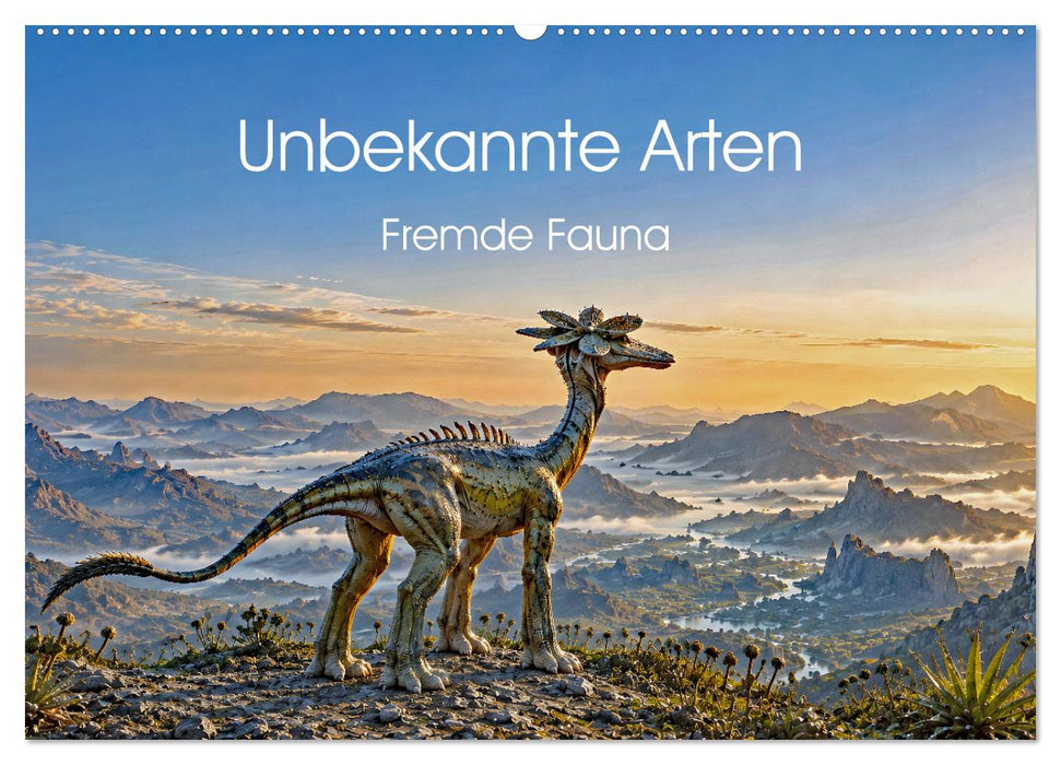 Unbekannte Arten – Fremde Fauna (CALVENDO Wandkalender 2027)
