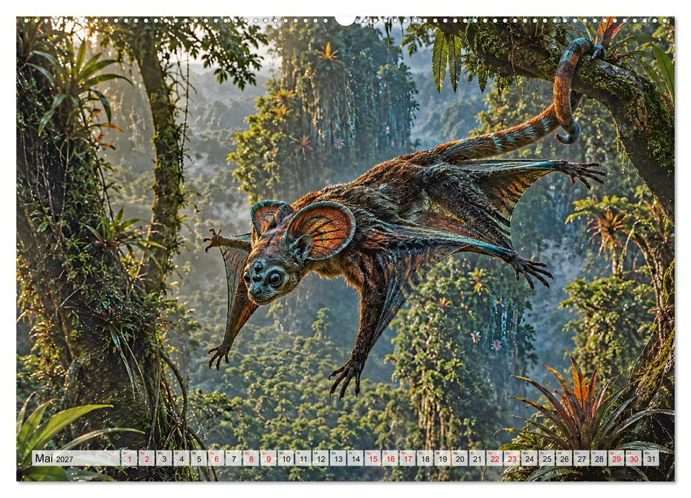 Unbekannte Arten – Fremde Fauna (CALVENDO Wandkalender 2027)