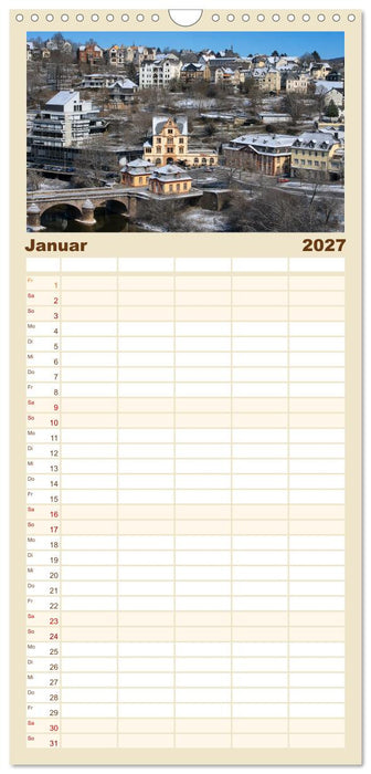 Glanzvolles Weilburg (CALVENDO Familienplaner 2027)
