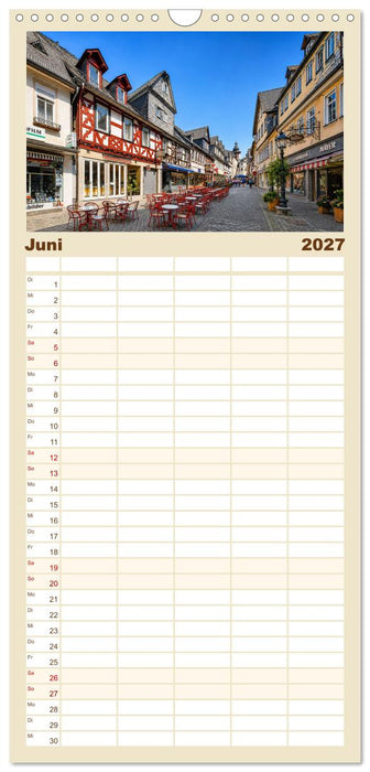 Glanzvolles Weilburg (CALVENDO Familienplaner 2027)