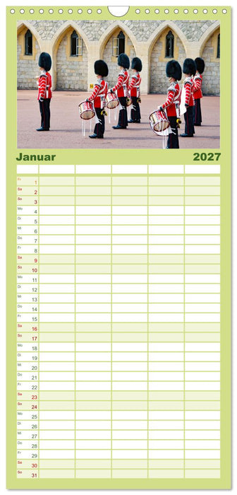 Britische Inseln - Highlights des Königreichs (CALVENDO Familienplaner 2027)