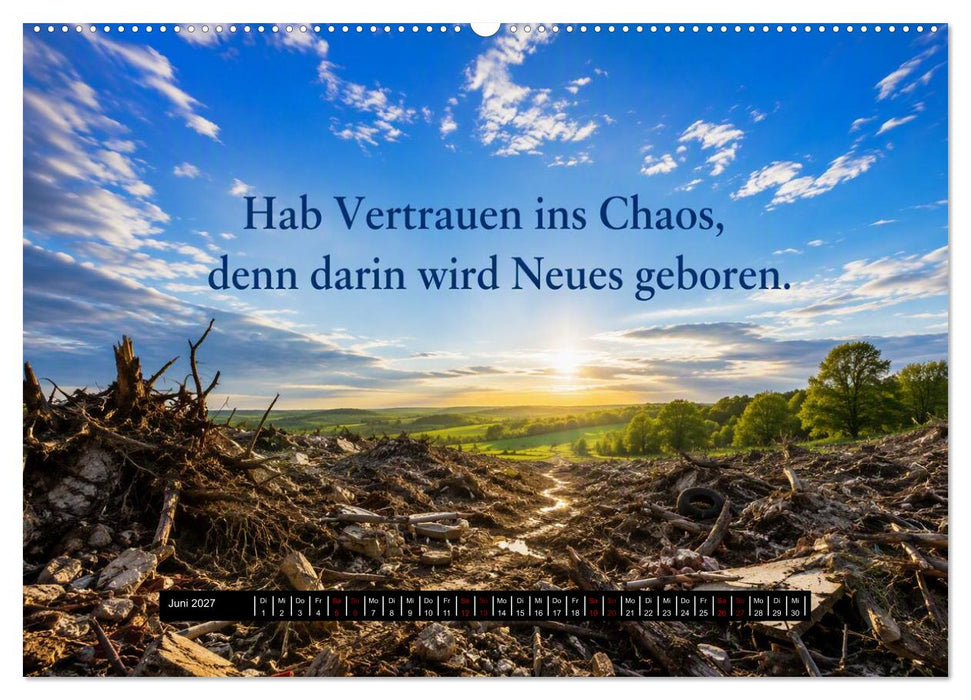 Weisheit, Mut und Menschlichkeit (CALVENDO Wandkalender 2027)