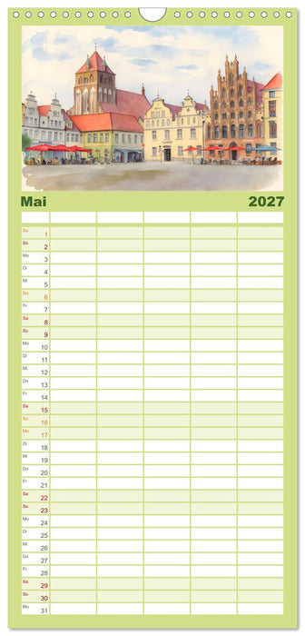 Zauberhaftes Mecklenburg-Vorpommern (CALVENDO Familienplaner 2027)