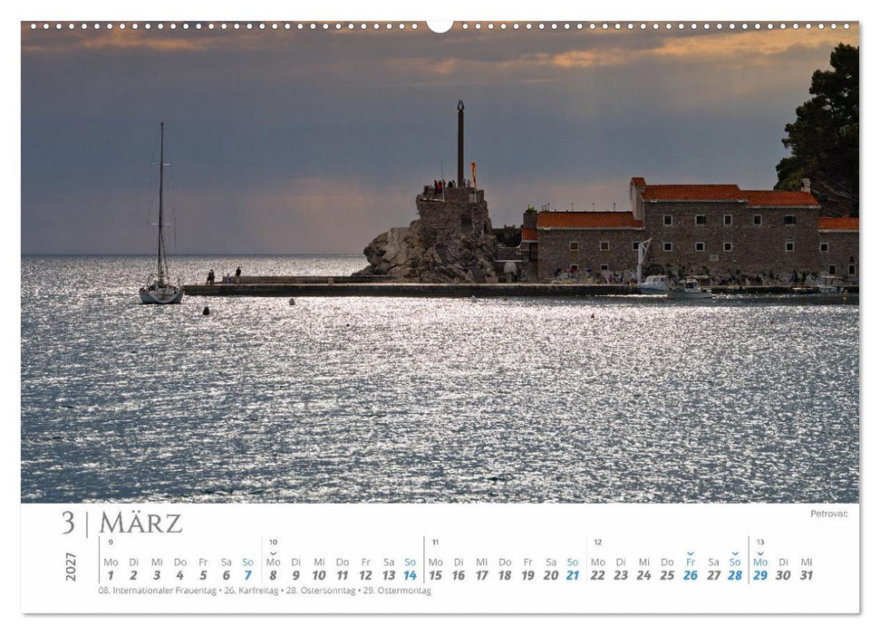 Montenegro - Vielfalt auf wenig Raum (CALVENDO Premium Wandkalender 2027)