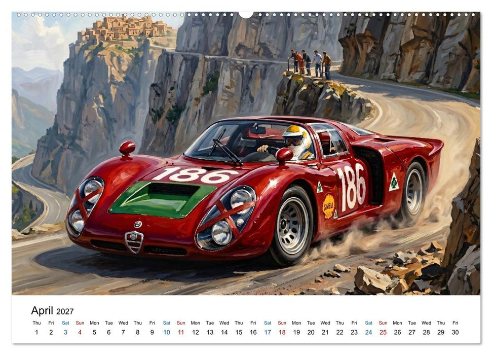 Rivals on four wheels (CALVENDO Monthly Calendar 2027)