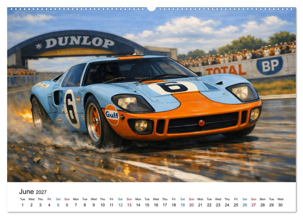 Rivals on four wheels (CALVENDO Monthly Calendar 2027)