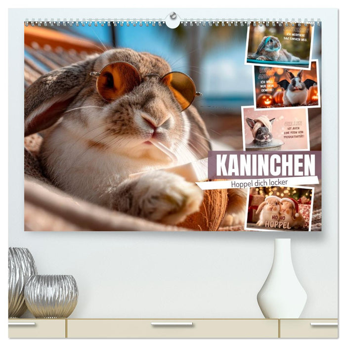 Kaninchen - Hoppel dich locker (CALVENDO Premium Wandkalender 2027)