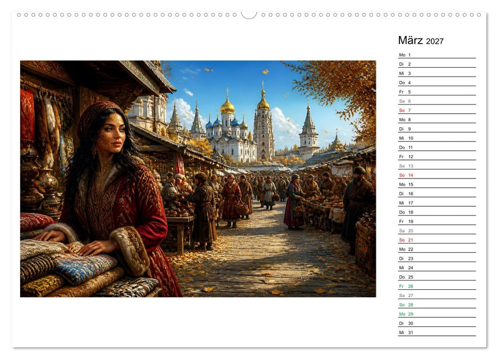 Amara - Zeugin des Mittelalters (CALVENDO Premium Wandkalender 2027)