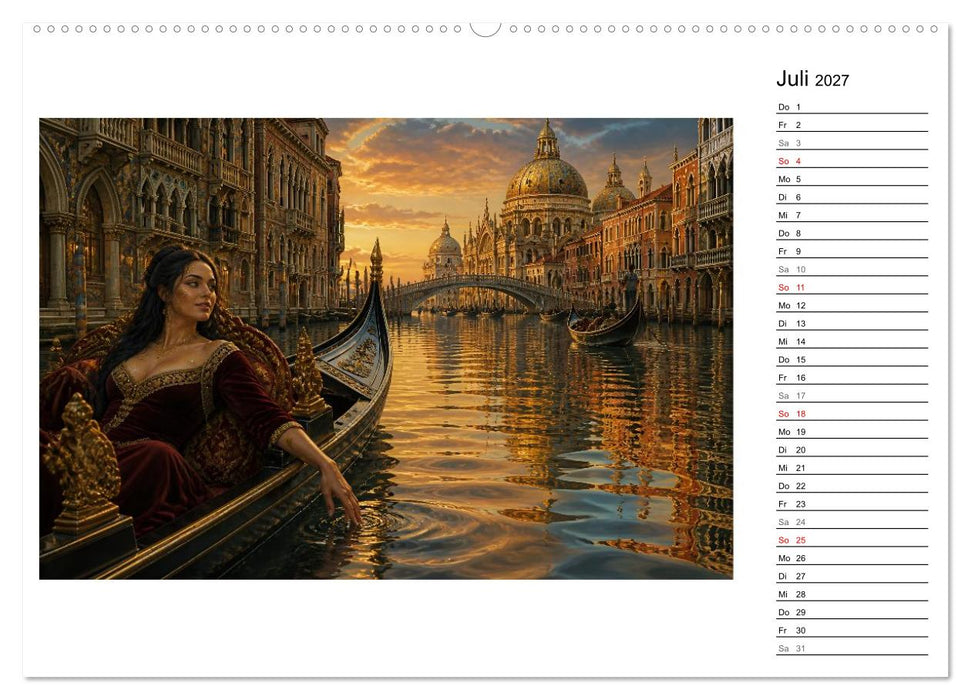 Amara - Zeugin des Mittelalters (CALVENDO Premium Wandkalender 2027)