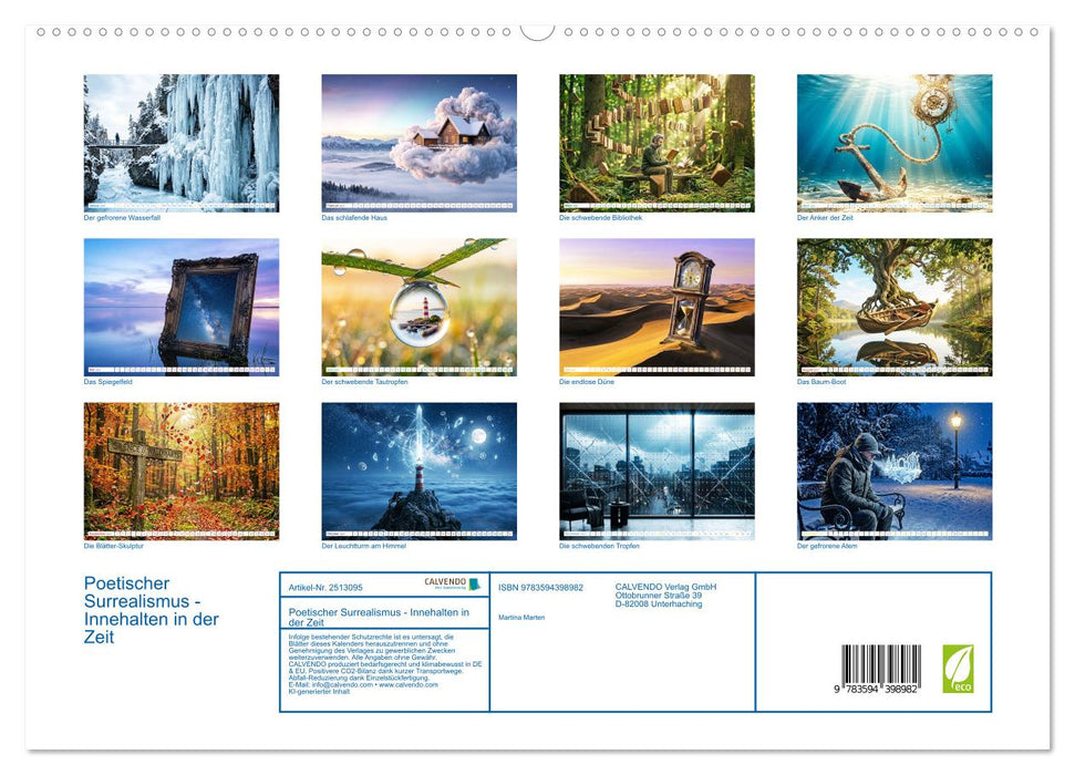 Poetischer Surrealismus - Innehalten in der Zeit (CALVENDO Premium Wandkalender 2027)