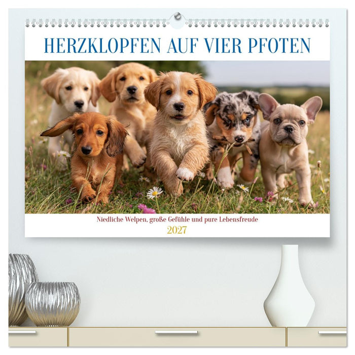 Herzklopfen auf vier Pfoden (CALVENDO Premium Wandkalender 2027)