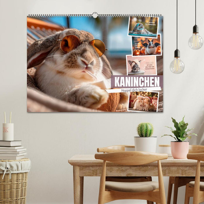 Kaninchen - Hoppel dich locker (CALVENDO Wandkalender 2027)
