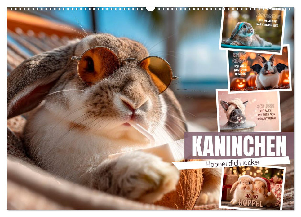 Kaninchen - Hoppel dich locker (CALVENDO Wandkalender 2027)