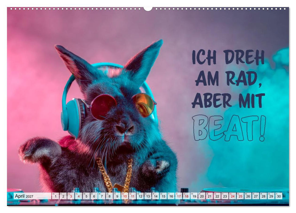 Kaninchen - Hoppel dich locker (CALVENDO Wandkalender 2027)