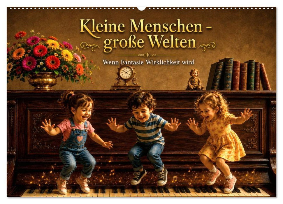 Kleine Menschen - große Welten Wenn Fantasie Wirklichkeit wird (CALVENDO Wandkalender 2027)