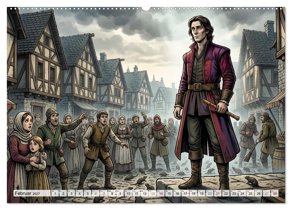 Der Rattenfänger von Hameln (CALVENDO Wandkalender 2027)