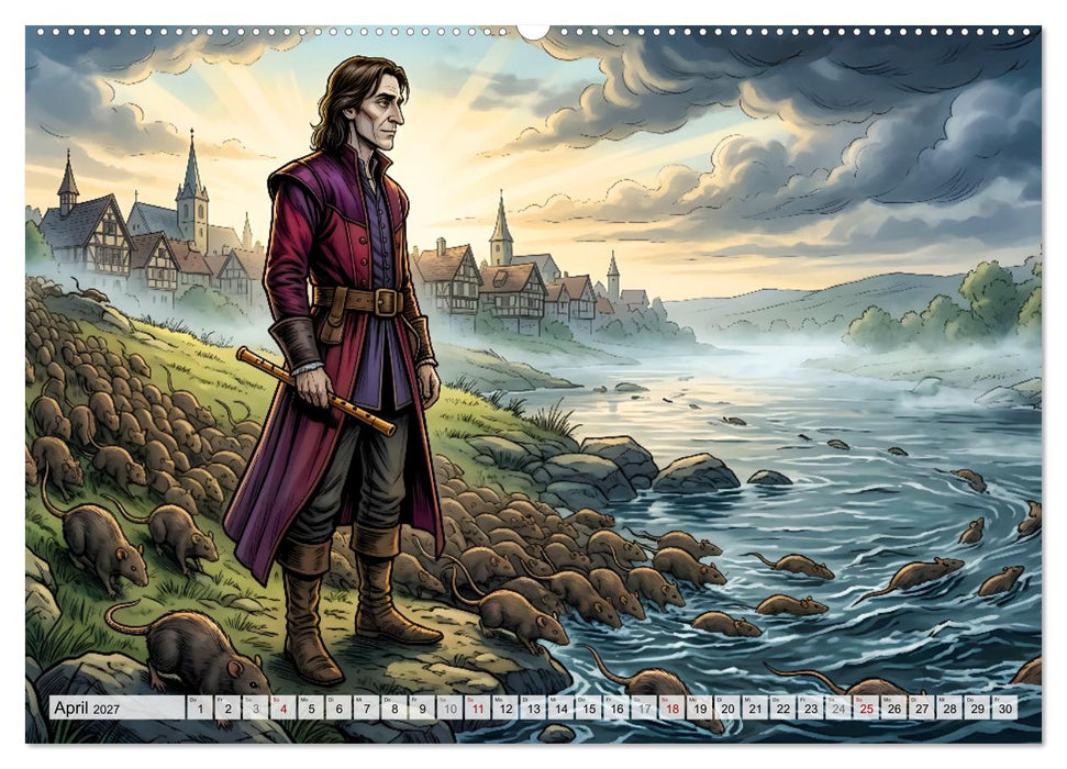 Der Rattenfänger von Hameln (CALVENDO Wandkalender 2027)