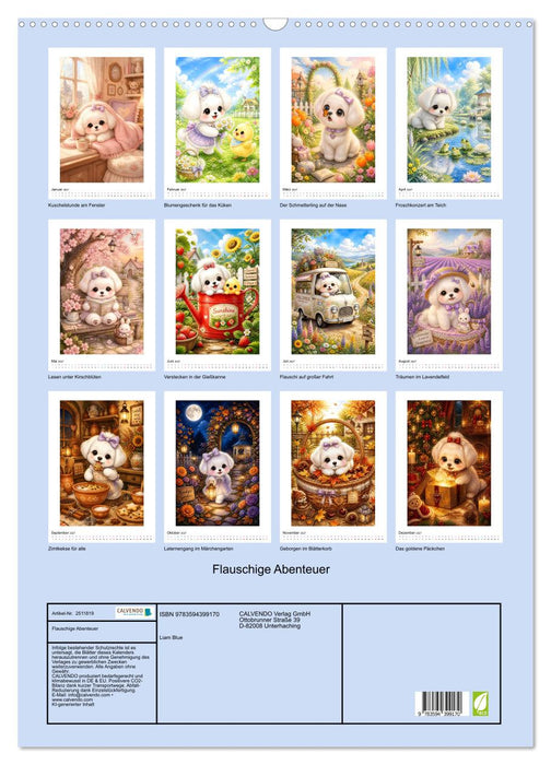 Flauschige Abenteuer (CALVENDO Wandkalender 2027)