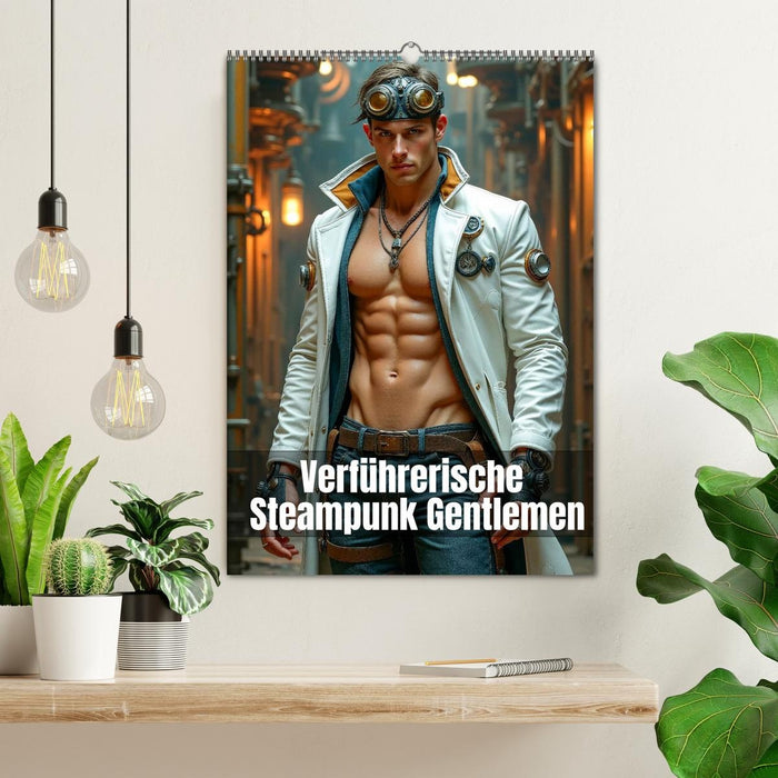 Verführerische Steampunk Gentlemen (CALVENDO Wandkalender 2027)