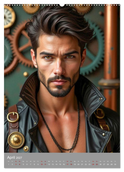 Verführerische Steampunk Gentlemen (CALVENDO Wandkalender 2027)