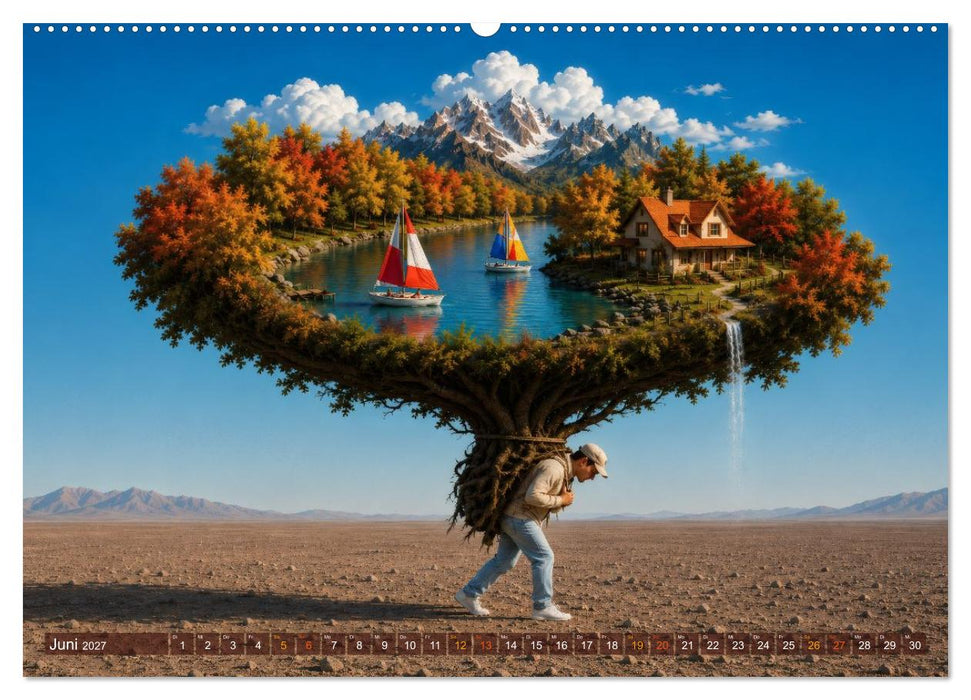 Jenseits der Wirklichkeit -Surreale Visionen (CALVENDO Wandkalender 2027)