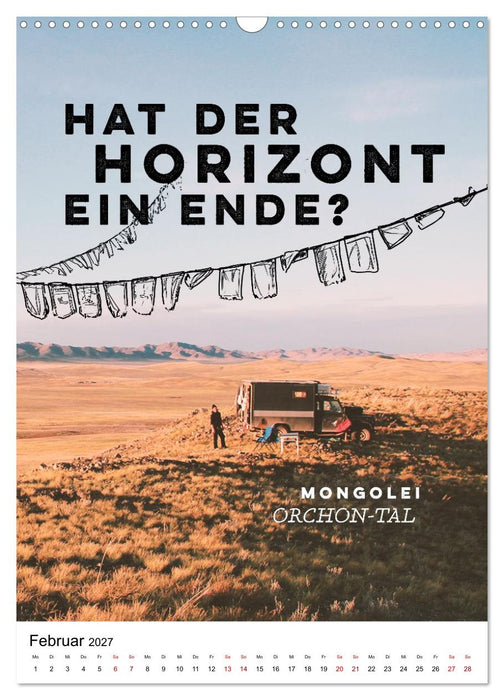 INTO THE FAR und die großen Fragen des Reisens - A True Overland Story (CALVENDO Wandkalender 2027)