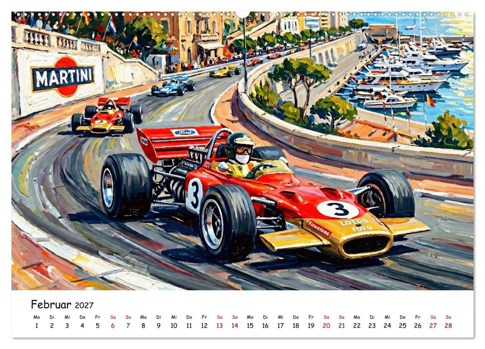 Racing in den 1970er Jahren (CALVENDO Wandkalender 2027)