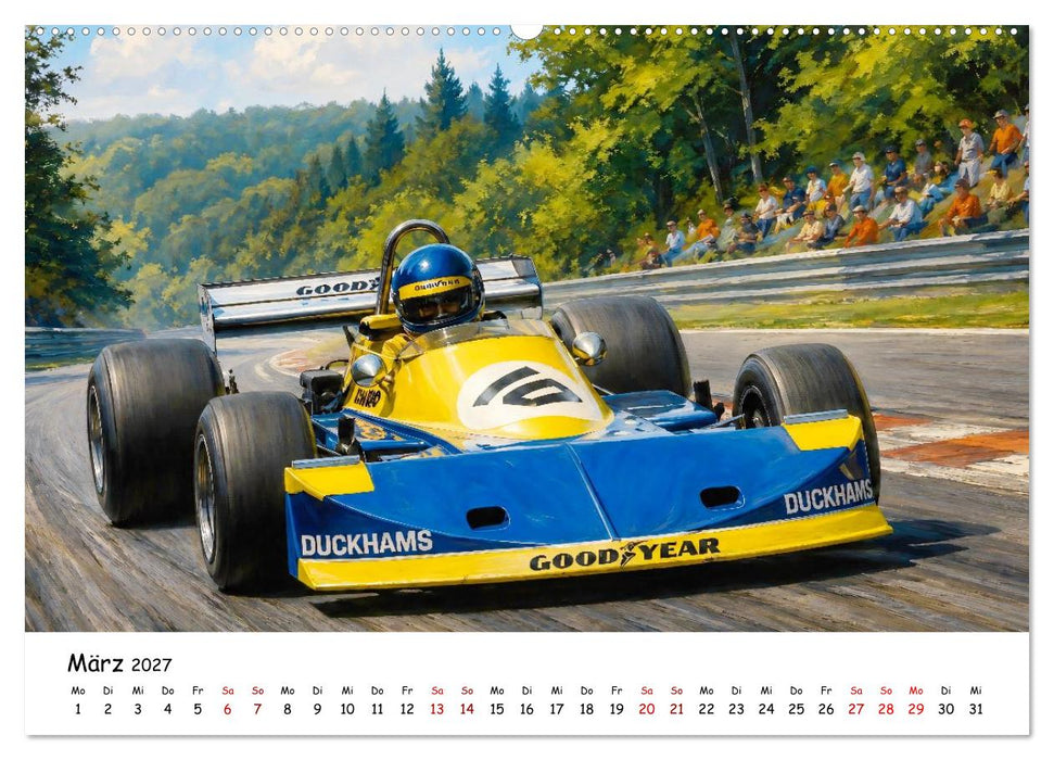 Racing in den 1970er Jahren (CALVENDO Wandkalender 2027)