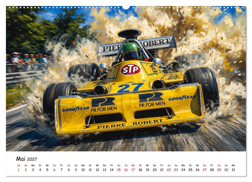 Racing in den 1970er Jahren (CALVENDO Wandkalender 2027)