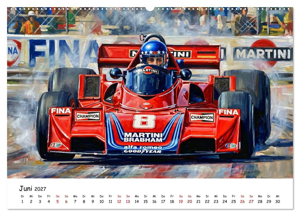 Racing in den 1970er Jahren (CALVENDO Wandkalender 2027)