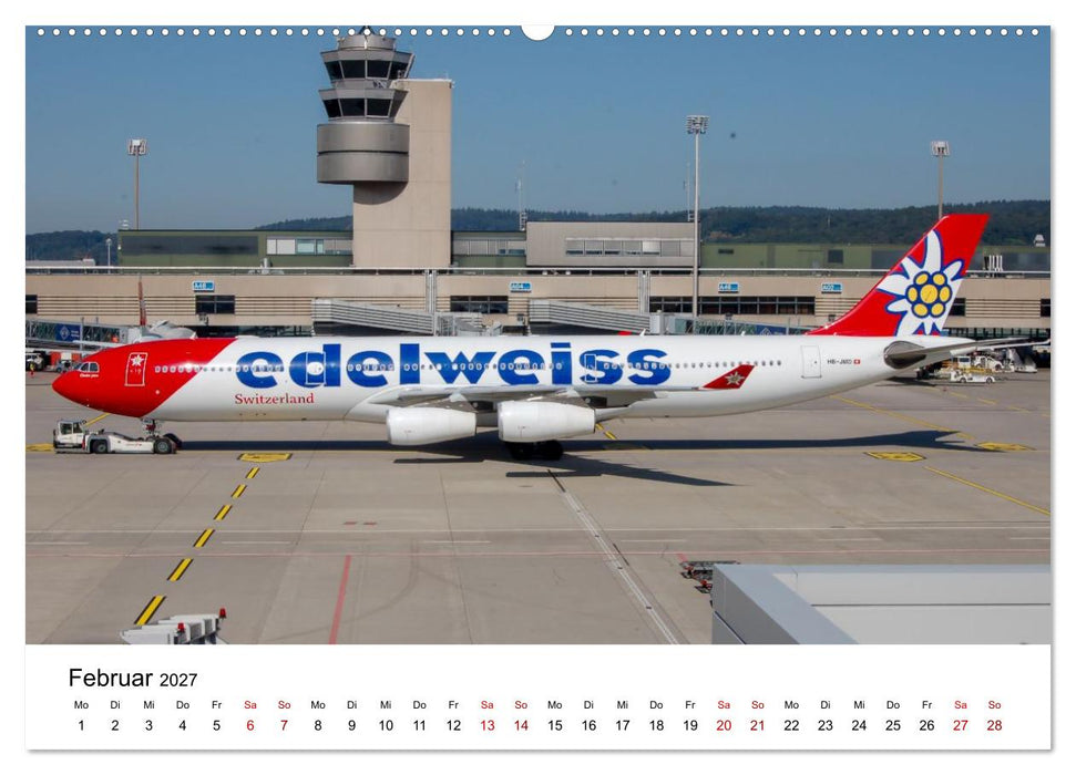 Airbus A340 Der fliegende Bleistift (CALVENDO Wandkalender 2027)