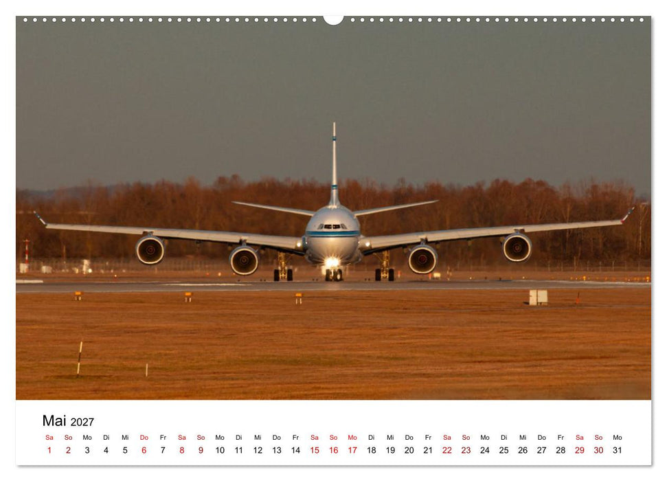 Airbus A340 Der fliegende Bleistift (CALVENDO Wandkalender 2027)