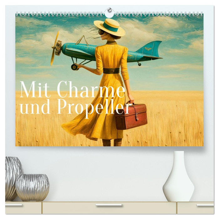 Mit Charme und Propeller (CALVENDO Premium Wandkalender 2027)