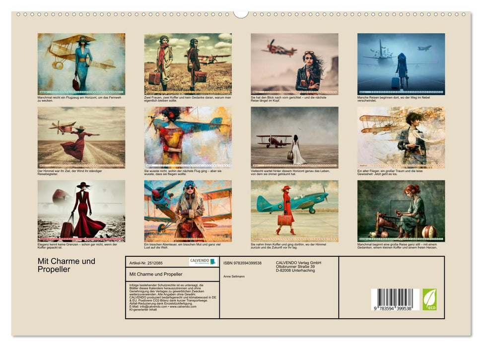 Mit Charme und Propeller (CALVENDO Premium Wandkalender 2027)