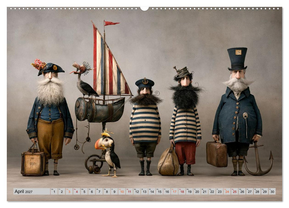 Seemannsgarn und andere schräge Typen (CALVENDO Premium Wandkalender 2027)