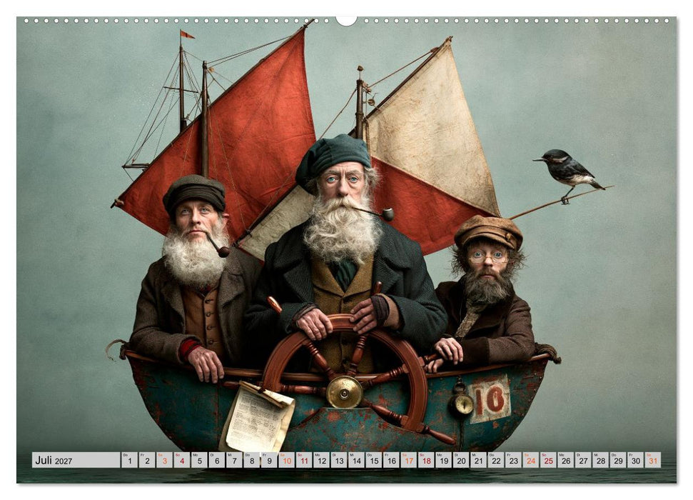 Seemannsgarn und andere schräge Typen (CALVENDO Premium Wandkalender 2027)