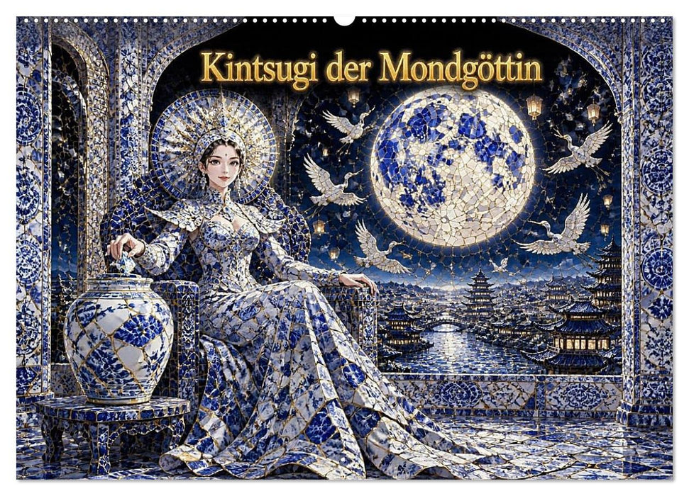 Kintsugi der Mondgöttin (CALVENDO Wandkalender 2027)