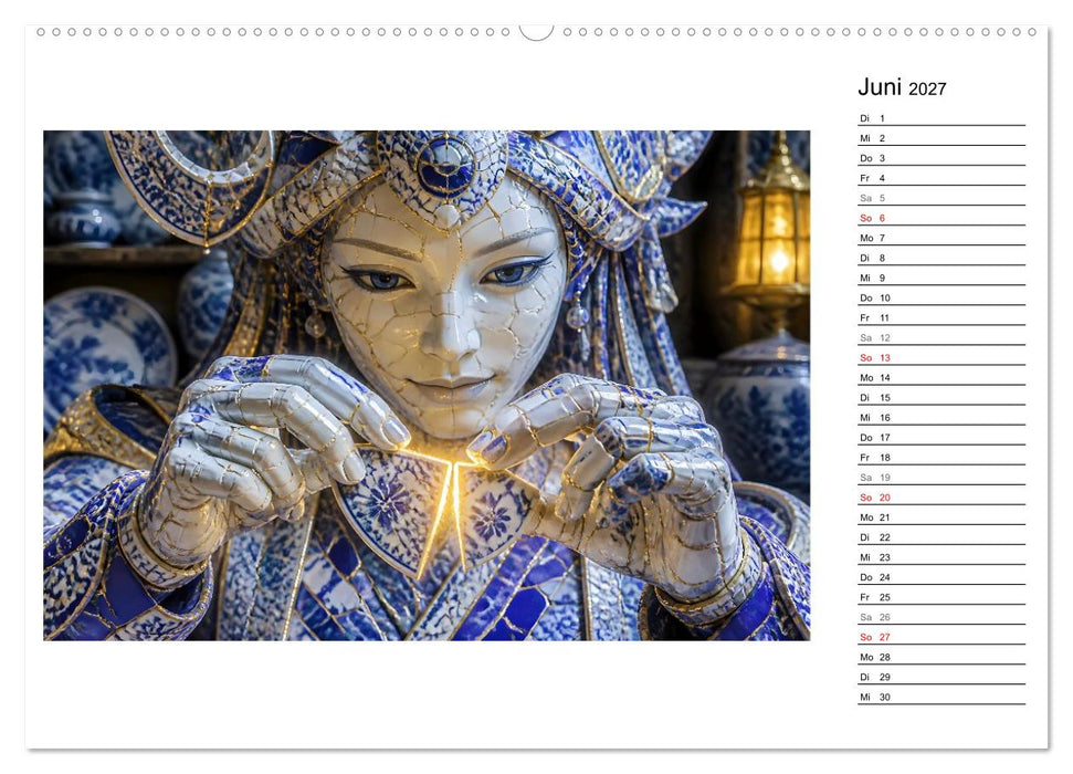 Kintsugi der Mondgöttin (CALVENDO Wandkalender 2027)