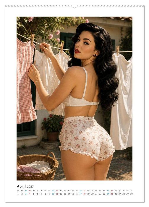 Retro Pin-ups im Fokus (CALVENDO Wandkalender 2027)