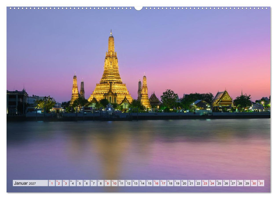 Wundervolles Thailand (CALVENDO Premium Wandkalender 2027)