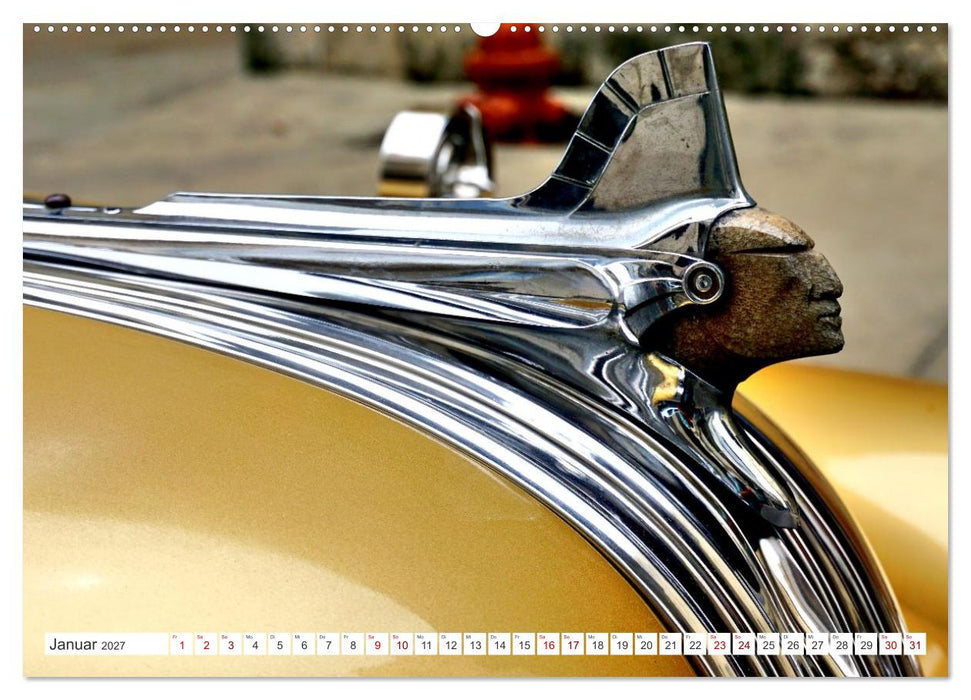 Oldtimer Gold - Pontiac Chieftain 1951 (CALVENDO Premium Wandkalender 2027)