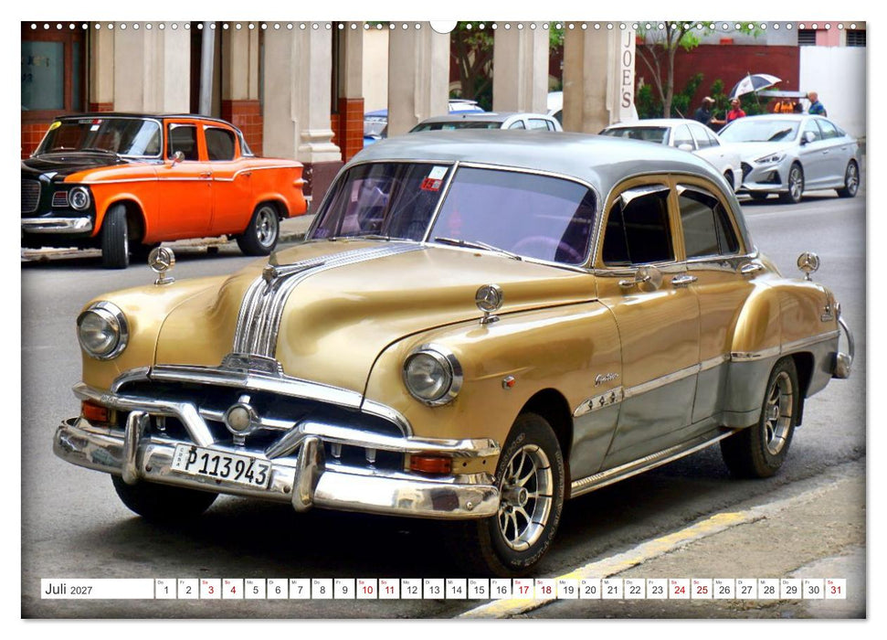 Oldtimer Gold - Pontiac Chieftain 1951 (CALVENDO Premium Wandkalender 2027)