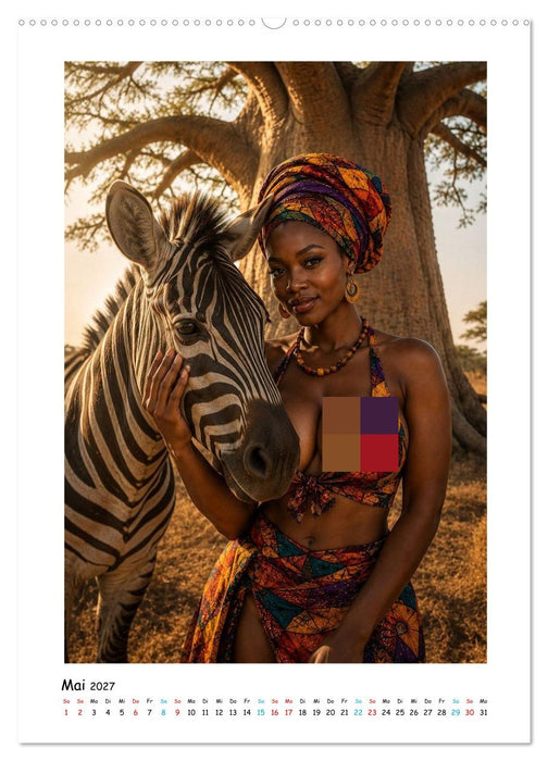 Afrikanische Fantasie (CALVENDO Wandkalender 2027)