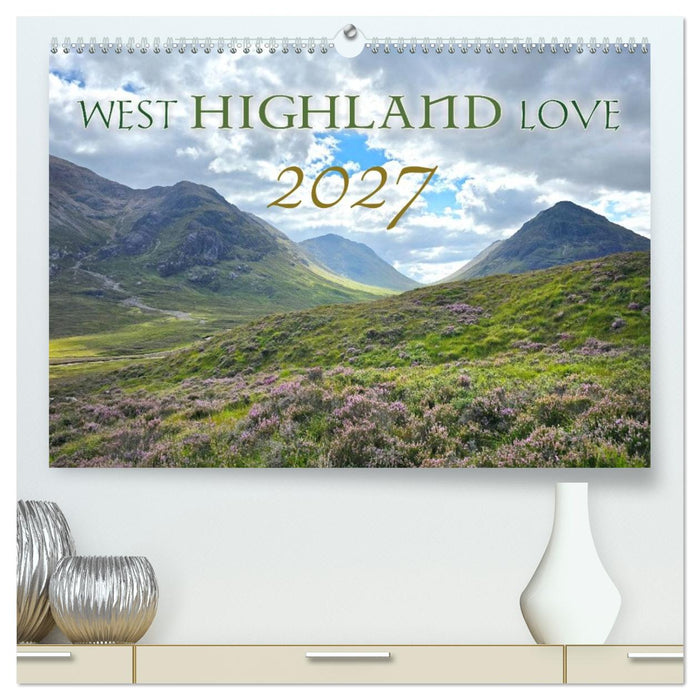 West Highland Love Kalender (CALVENDO Premium Wandkalender 2027)