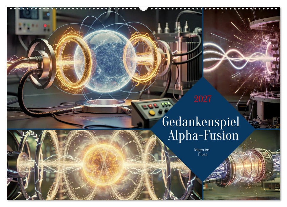 Gedankenspiel Alpha-Fusion (CALVENDO Wandkalender 2027)