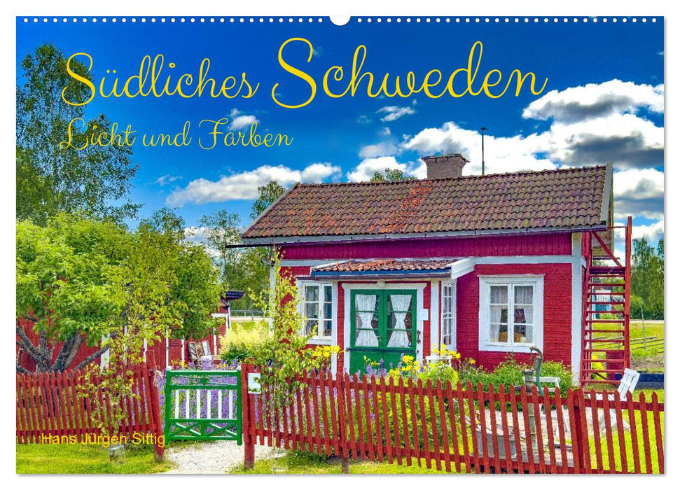 Südliches Schweden - Licht und Farben (CALVENDO Wandkalender 2027)