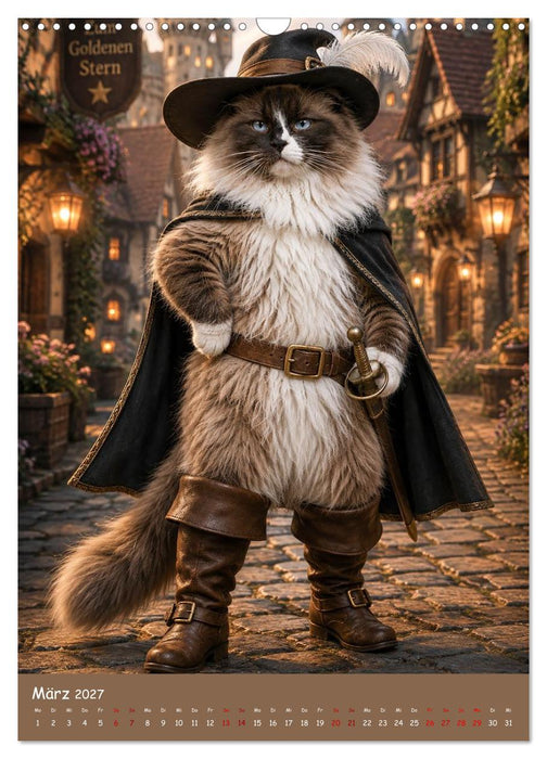 Fantasy Katzen (CALVENDO Wandkalender 2027)