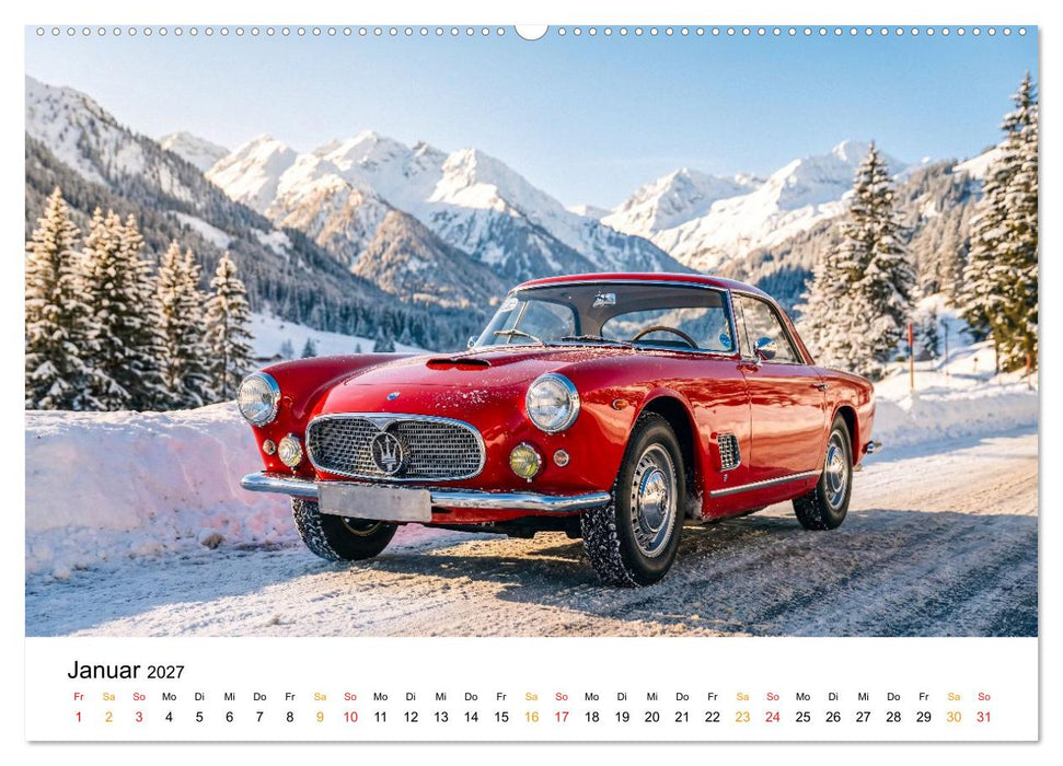 Klassiker der Eleganz - Meisterwerke des Automobilbaus (CALVENDO Premium Wandkalender 2027)