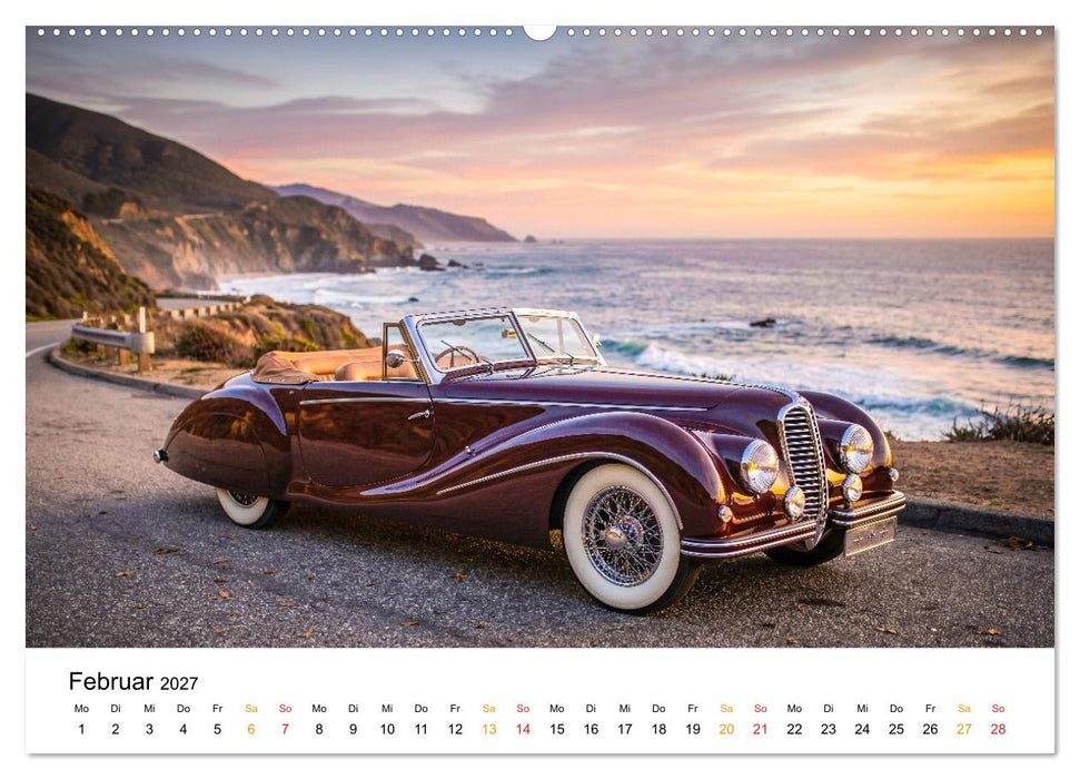 Klassiker der Eleganz - Meisterwerke des Automobilbaus (CALVENDO Premium Wandkalender 2027)