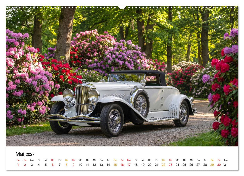 Klassiker der Eleganz - Meisterwerke des Automobilbaus (CALVENDO Premium Wandkalender 2027)